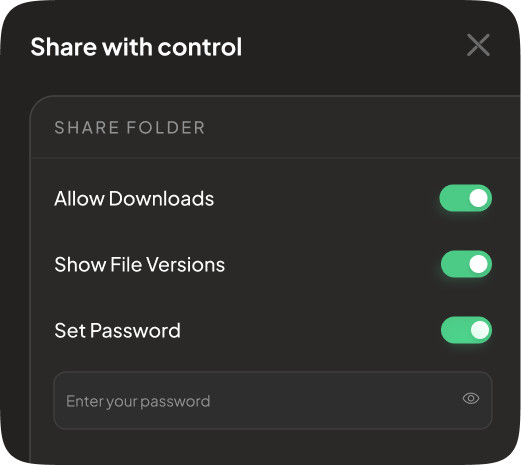 Drive feature